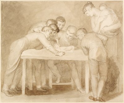 A Domestic Group by John Flaxman